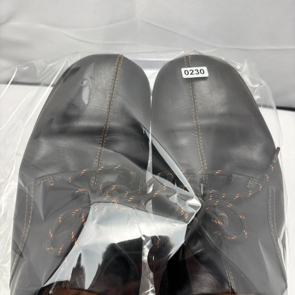 Cole Haan Zeno Lace ll Men's Sz8 Black Leather Split-Toe Casual‎ Oxford Style